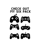 Gamer Six Pack Controller svg, png, dxf, eps & pdf (Digital Download)